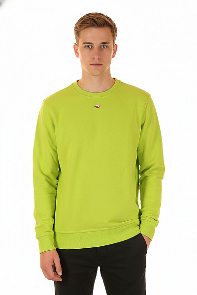 DIESEL Pánská Mikina Zelená Second Hand Vel. S