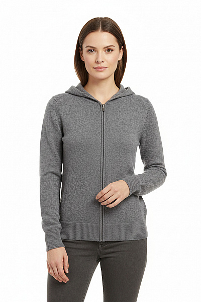 Dámský Svetr Vlněný Šedý Vel. M