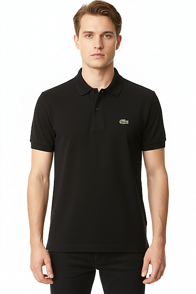 LACOSTE Pánské Tričko Černé Vel. XL