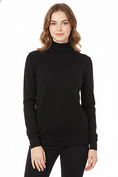 Zwillingsherz Dámský Svetr Kašmírový Černý Vel. S