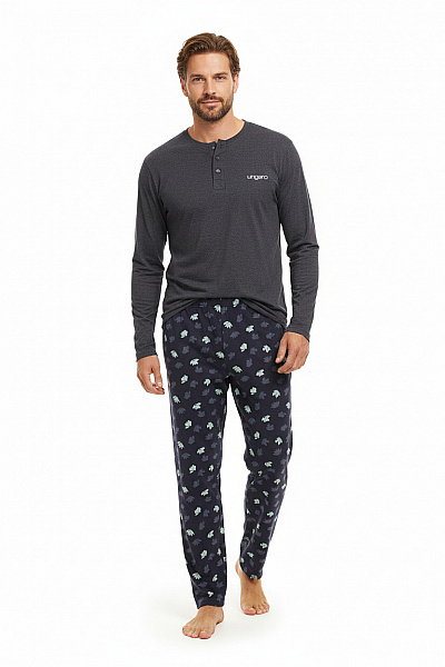 Ungaro Pánské Pyžamo Modrý Vel. M