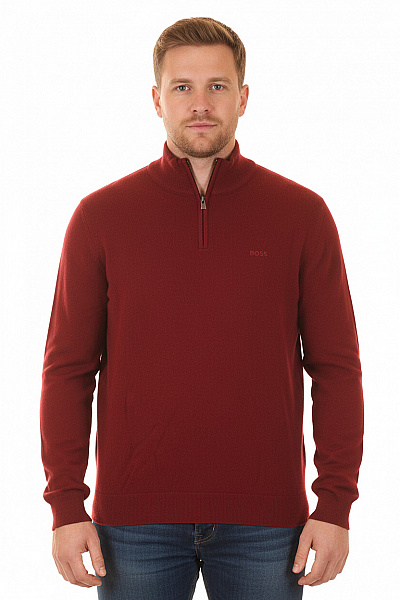 Pánský Rolák Vlněný Vínový Hugo Boss Vel. XXL