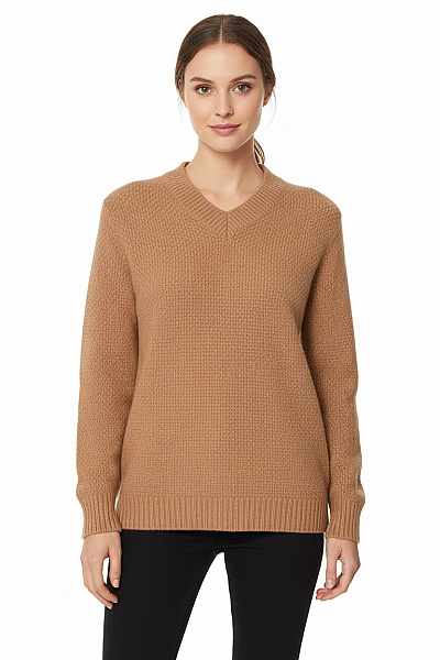 Weekday Dámský Pulovr Vlněný Béžový Second Hand Vel. S