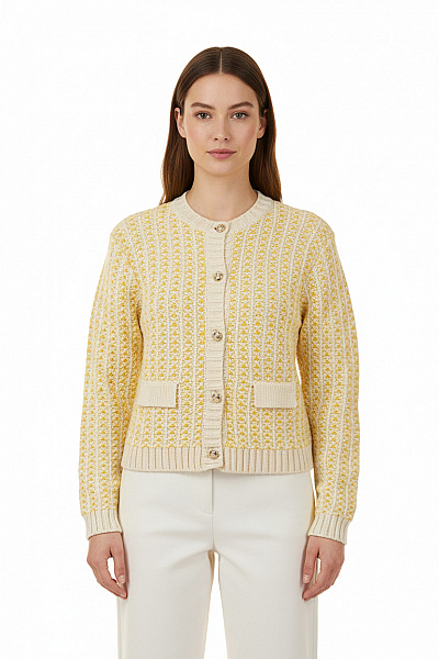 RICH&ROYAL Dámský Svetr Žlutý Second Hand Vel. L