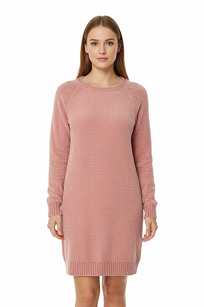 RAINBOW  Šaty Pletené Růžové Vel.  36/38