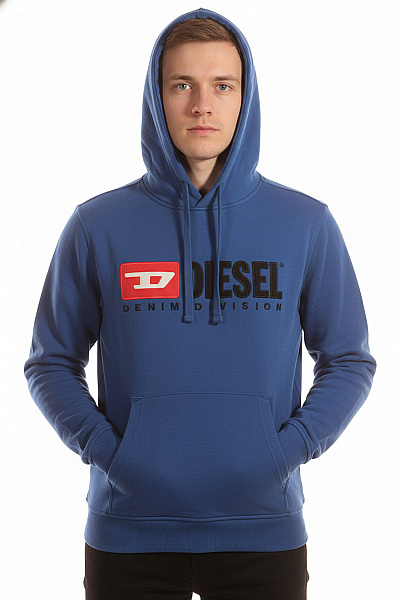 Pánská Mikina Bez Zapínání Modrá DIESEL Vel. L