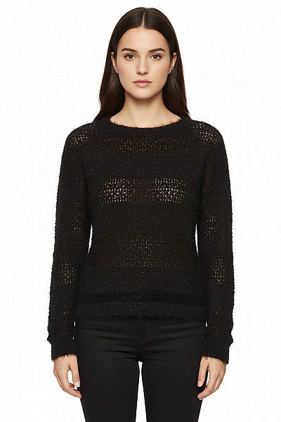 Amisu Dámský Svetr Černý Vel. XS