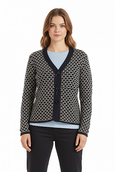 Dámský Cardigan Modrý Vel. 48