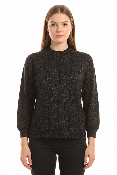 Dámský Pulovr Černý Second Hand Vel. M