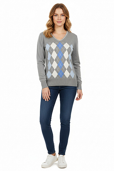 Dámský Pulovr Šedý Vel. 40/42