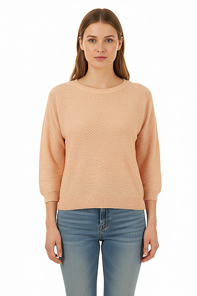 Dámský Pulovr Oranžový Amisu Vel. L