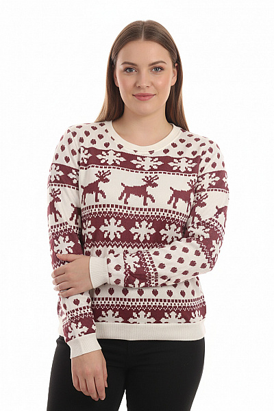 Dámská Mikina Bez Zapínání Bílá Vel. L