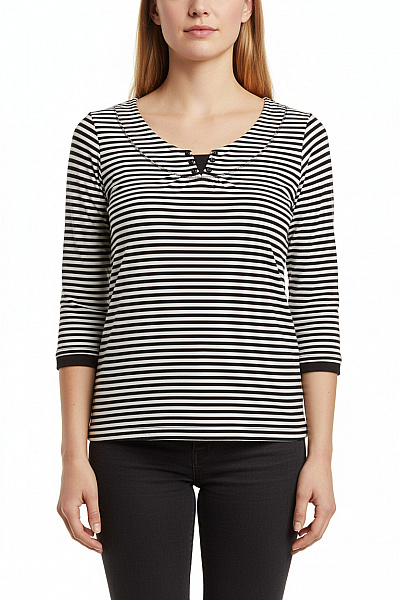 Dámské Tričko S Potiskem Černobílé Marks & Spencer