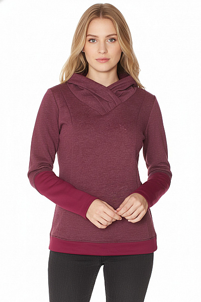 Decathlon Dámská Mikina Vínová Vel. XS