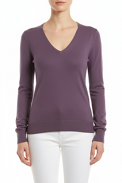 Dámský Pulovr Fialový Vel. L