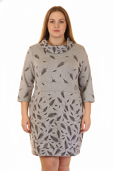 Šaty Šedé Vel. XL