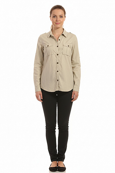 Společenská Dámská Košile Béžová Vel. 42