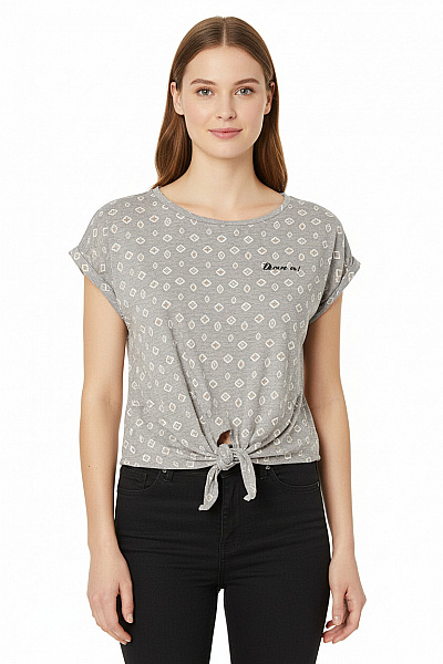 Dámské Tričko Šedý Second Hand