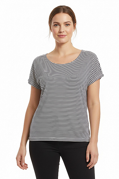 Tchibo Dámské Tričko Modré Second Hand Vel. 40/42