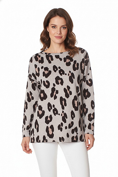 F&F  Halenka Pletená Šedá Vel. 36