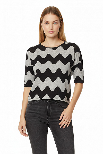  Halenka Pletená Černá ONLY Vel. S