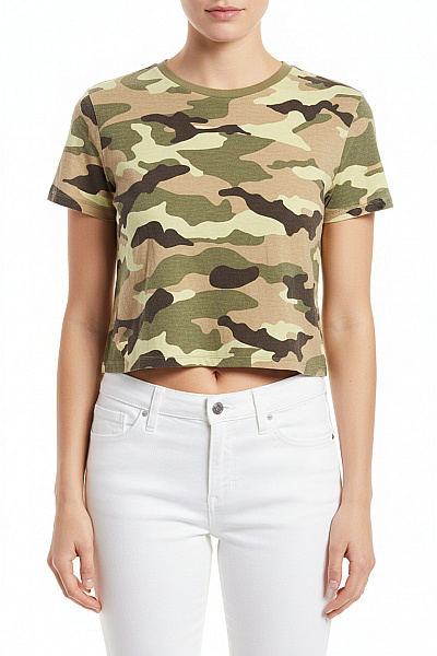 Dámské Tričko Zelený Vel. M