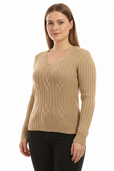 Dámský Svetr Šedý Reserved Second Hand Vel. XL