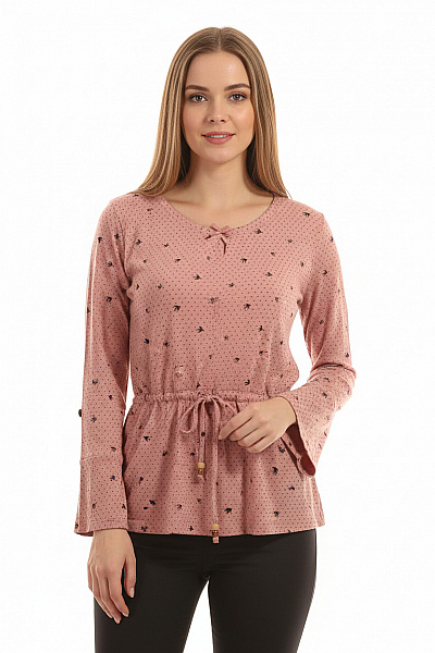 Dámské Tričko Růžové Gina Vel. 38/40