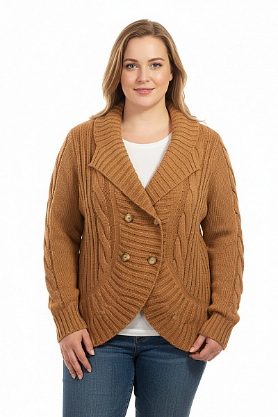 Dámský Svetr Hnědý Vel. 40