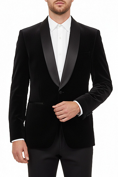 Shein Společenské Pánské Sako Černé Vel. XL