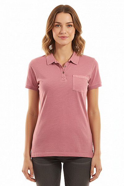 Dámské Polo Tričko Fialové ALPINE PRO Vel. M