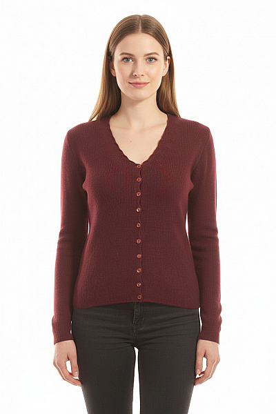 Dámský Svetr Vínový