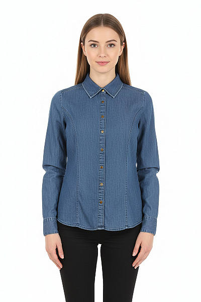 Dámská Košile Modrá TATUUM Vel. 36