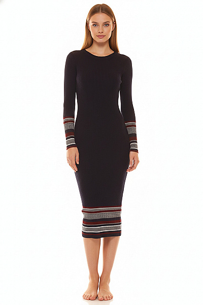  Šaty Pletené Modré