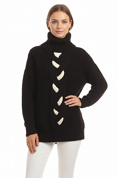 ZARA Dámský Svetr Černý Vel. S