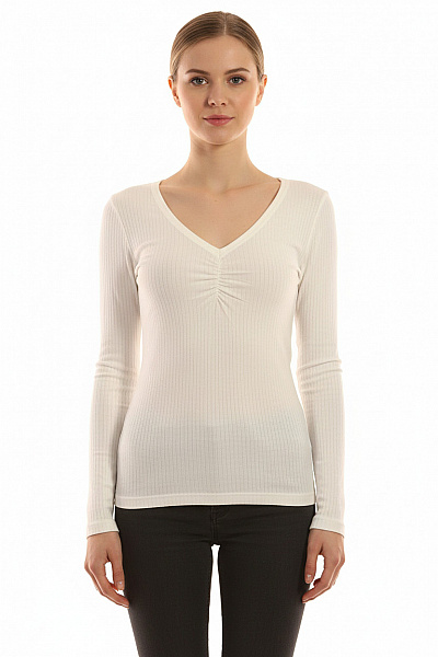 Jednoduché Dámské Tričko Bílé