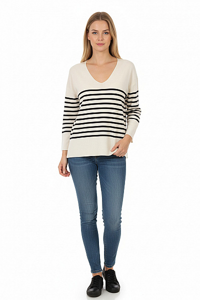 MANGO Dámský Svetr Bílý Vel. S