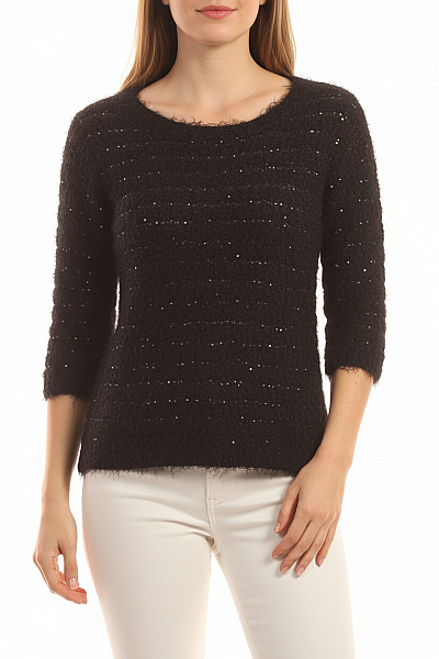 F&F Dámský Svetr Černý Vel. 38