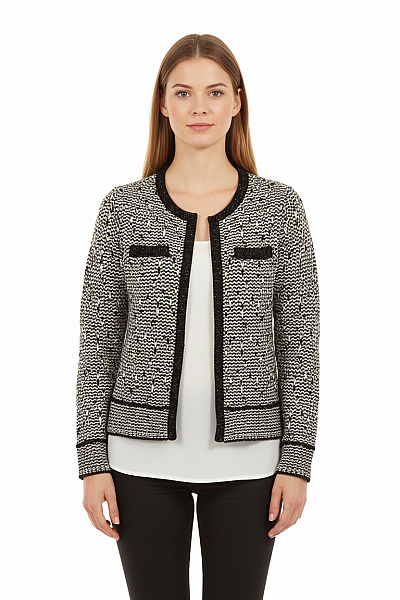 Dámský Svetr Černobílý TU  Second Hand