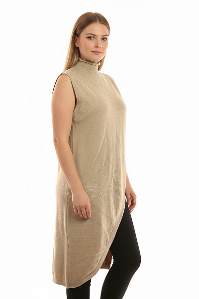 Dámská Vesta Béžová Vel. XL