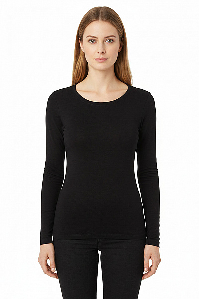 CAMAIEU Jednoduché Dámské Tričko Černé