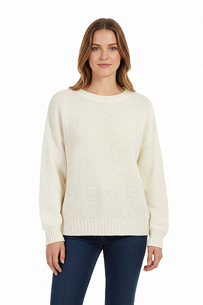 Dámský Pulovr Bílý Second Hand