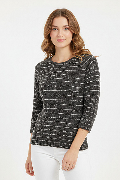  Halenka Pletená Šedá Vel. M