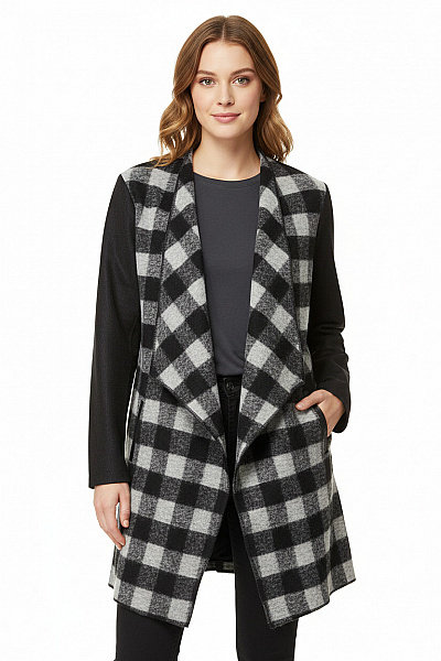 Dámský Kabát Černý