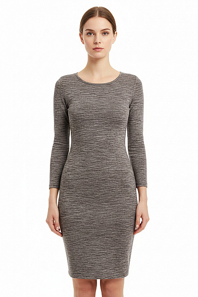 Orsay  Šaty Pletené Šedé Second Hand Vel. 34