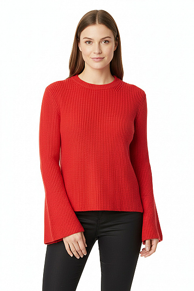 Dámský Pulovr Červený Second Hand