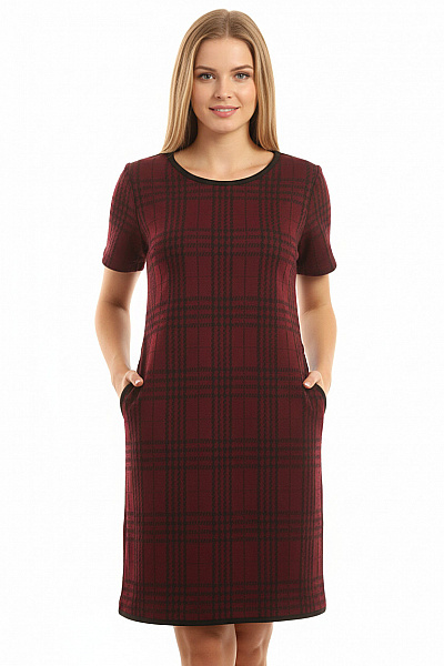 Peacocks Šaty Vínová Vel. 42