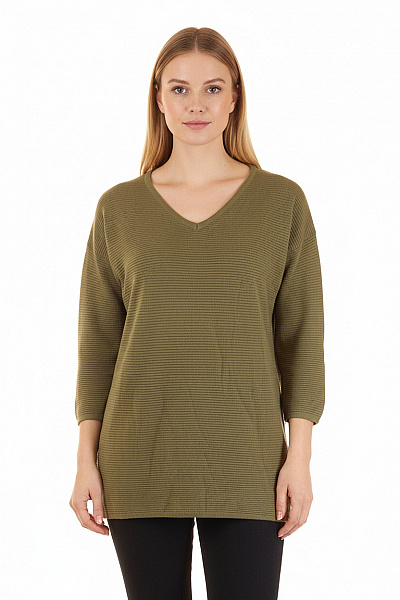 Dámský Pulovr Zelený Amisu Vel.  44