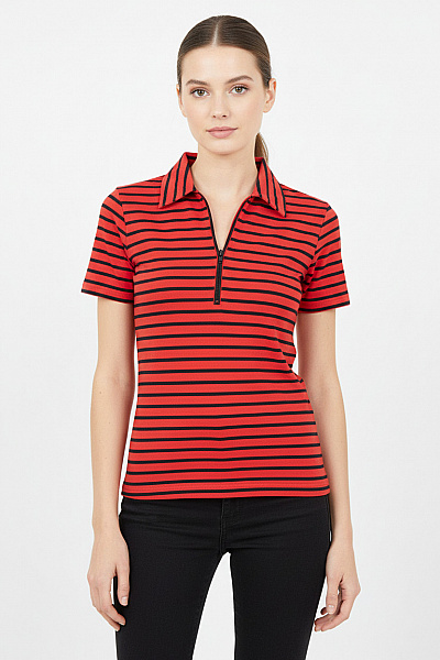 Ultimo Dámské Polo Tričko Červené Second Hand