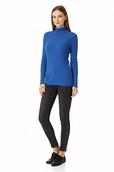 Dámské Tričko Modrý Canda Vel. XS